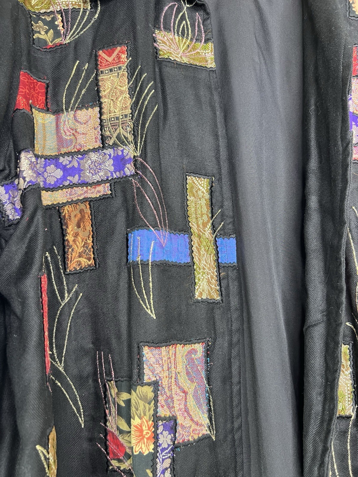 Coldwater Creek Embroidered Patchwork Tapestry Op… - image 3