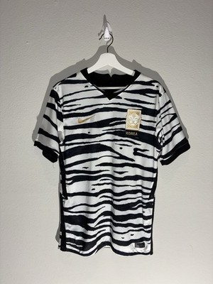 Y2K Nike Korea National Soccer Team Zebra Print Themed Jersey | eBay