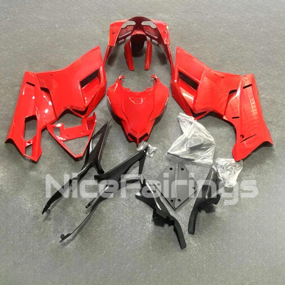 Glossy Red Bodywork for Ducati 1098/848/1198 2007-2012 ABS Injection Fairing Kit - Image 4 of 4