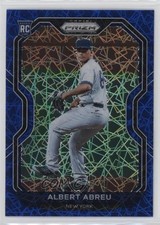 2021 Panini Prizm Tier II Blue Velocity Prizm Albert Abreu #193 14lc