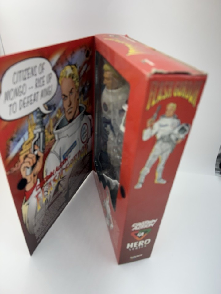 1998 Captain Action Flash Gordon Doll Figure 12 Inch Boxed NEW Playing ...