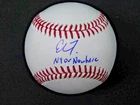 Elmer Rodriguez Signed OML Baseball NY or No Where JSA Witness COA Yankees
