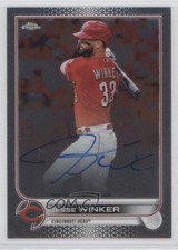 2022 Topps Chrome Veteran Jesse Winker #CVA-JWI Auto 04fu