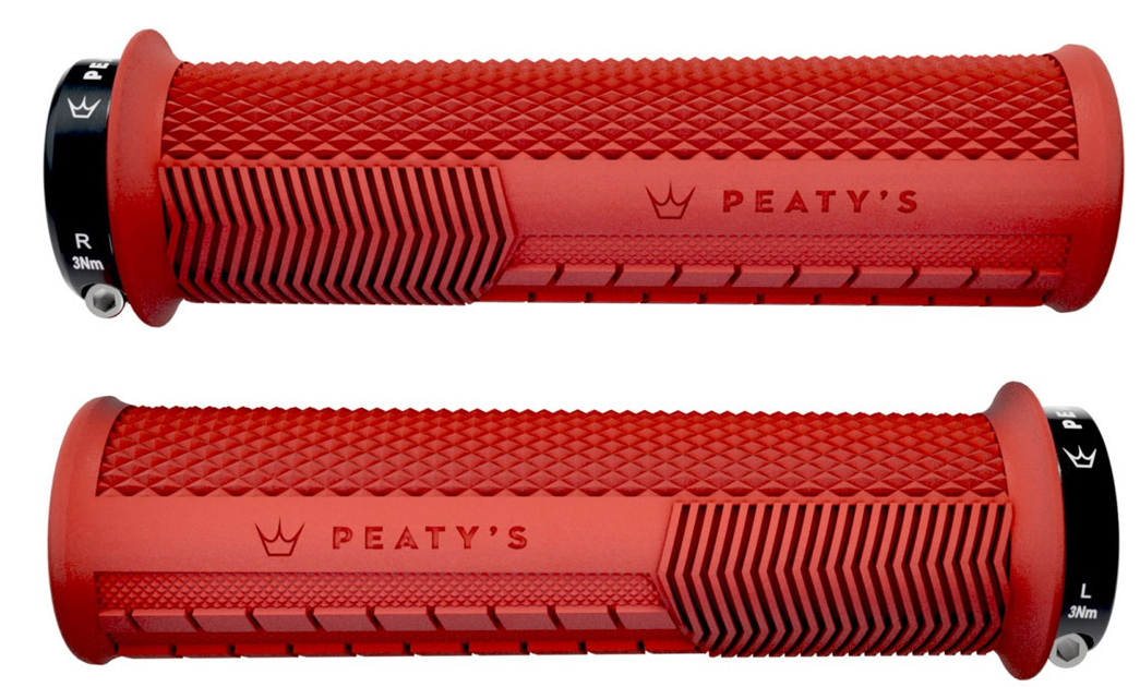 Peaty's Manopole Monarch Knurl Thick Race Control 32-34mm Rosso