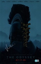 MATT DAMON SIGNED THE ODYSSEY ODYSSEUS 11X17 PHOTO NOLAN FILM BAS BECKETT COA