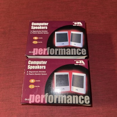 Cyber Acoustics Computer Speakers. Brand New. No Tags. 2 for $8.50.