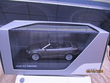 A3 8V Cabriolet, Modellauto 1:43, Dakotagrau, Audi Collection