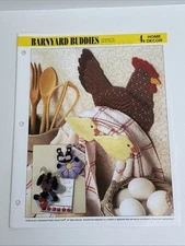 Barnyard Buddies Towel Holder & Magnet Annie's Attic Plastic Canvas Pattern Page