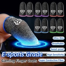 2 Pairs Mobile Gaming Finger Sleeves Anti-Sweat Thumb Gloves for Mobile Games