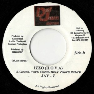 7” Jay-Z Izzo (H.O.V.A)  5887017 Def Jam Recordings Jamaica Vinyl /00080 Jay-Z – Izzo (H.O.V.A.) – Vinyl (Clear Blue, 12