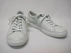 ECCO WOMEN'S ~MONO 2.0~ 37. (6-6.5 M) WHITE LEATHER LACE SNEAKER SHOES, NEW!