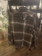 Wolverine Men's Long Sleeve Flannel Shirt Size Large
