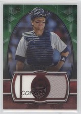 2019 Topps Tribute Single Player Dual Relics Green 52/99 Carlton Fisk HOF 1ar1