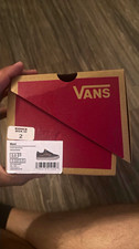 VANS Ward Canvas Low Top Lace-Up Sneakers Gray Mens US 5 EU 36.5