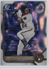 2022 Bowman Chrome Prospects Lava Refractor 337/399 Felix Valerio #BCP-128 vs3