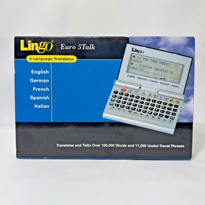 Lingo Euro 5Talk, 5 Language Talking Translator, Model TT-5500