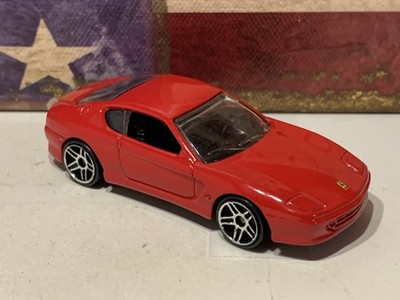 HOT WHEELS FERRARI 456M. 2009 FERRARI 5 PACK. RED/PR5'S/BLACK