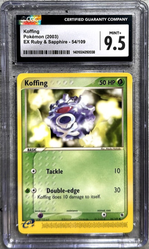 Koffing graded CGC 9.5 for sale on eBay