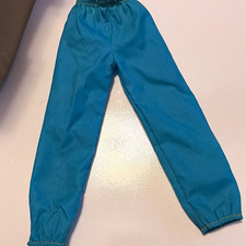 Blue Casual Ken Doll Pants, Cloth Material, Elastic Waist  Ankle Cuffs, 1 Piece