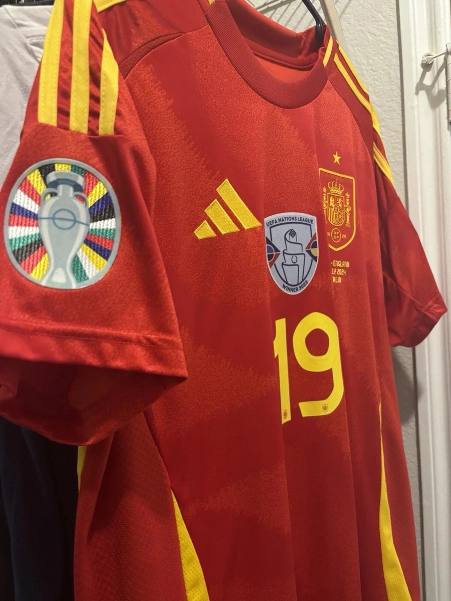 Lamine Yamal Autographed/Signed Spain Red World Cup Soccer Futbol