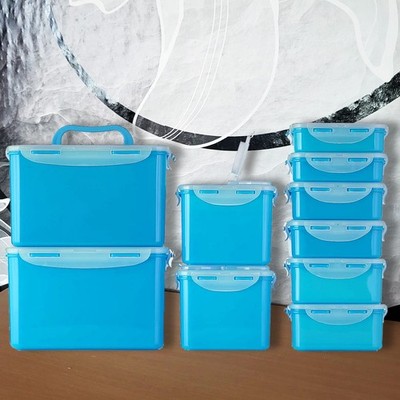 Lock & Lock 10 Dosen 360ml-4,5L Set Frischhaltedosen Vorratsdosen LocknLock