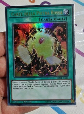 YU-GI-OH KARTEN DES ROTEN STEINS CORE-IT060 MINT ULTRA RARE