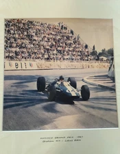 Jarrotts Motor Racing Tradition Graham Hill 1967 Monaco BRM  photograph