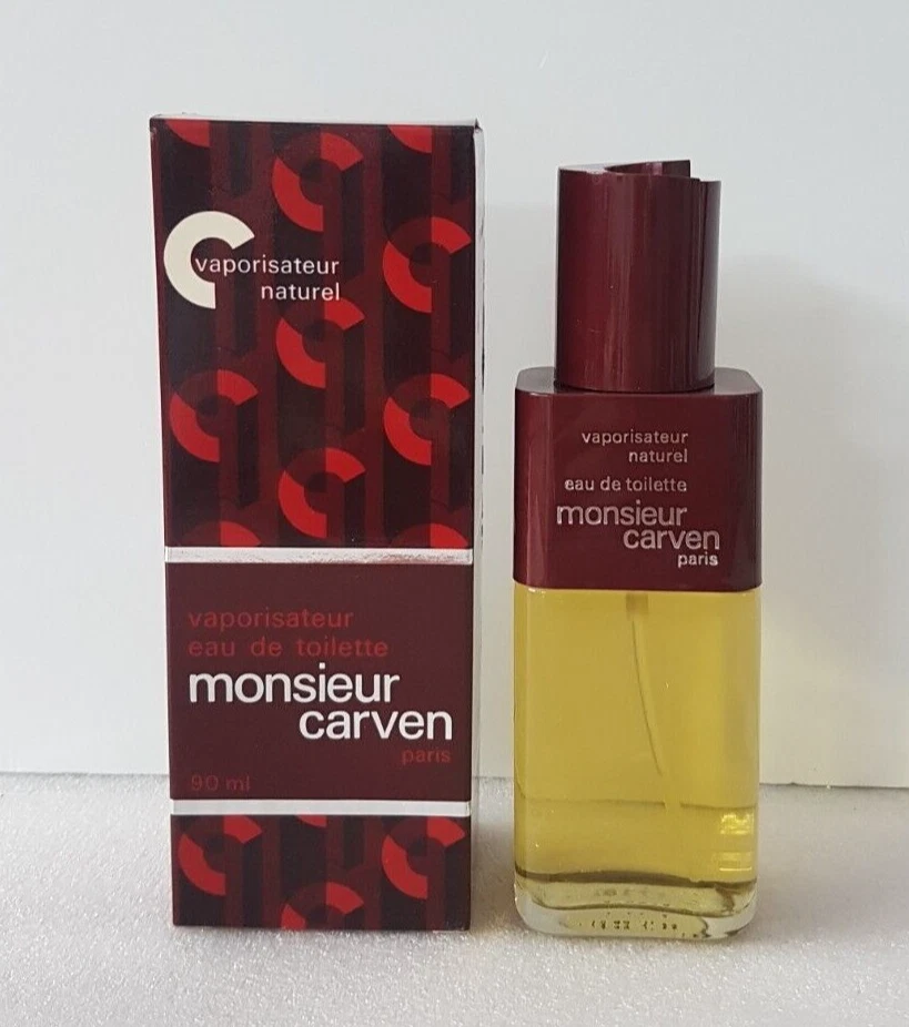 Monsieur Carven Eau de Toilette 90 ml Atomiseur/Vaporisateur Vintage
