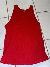 Vintage 90s ribbed tank top beater shirt fruit of the loom soft beach XL