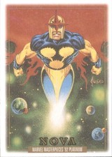 2024 Upper Deck SkyBox Marvel Masterpieces '92 Platinum - Nova Canvas #68