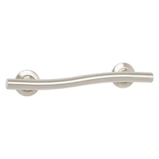 Seachrome 18 Inch Wave Safety Grab Bar Satin Brushed Nickel 304 Stainless Steel