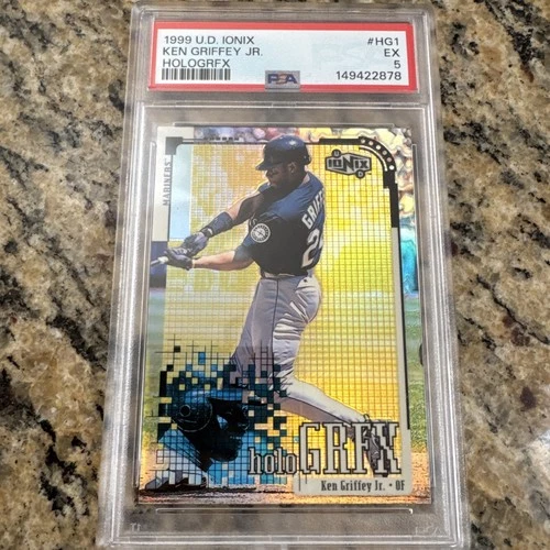 1999 UPPER DECK IONIX HOLOGRFX Ken Griffey Jr. #HG1 PSA EX 5 1 Of 1 HOF