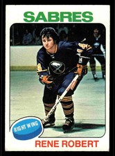 1975-76 Topps Rene Robert #46 - Buffalo Sabres