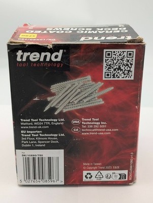 Trend Tools DK/10X60/750 Ceramic Coated Deck Screws No.10 X 60Mm, 750 Pack