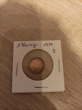 1 Pfennig 1974 D, Umlaufm&uuml;nze