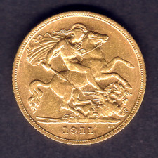 Australia. 1911 Sydney - Half Sovereign.. Trace Lustre - VF