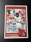 2025 Score Rookie Signatures Shedeur Sanders Auto #15