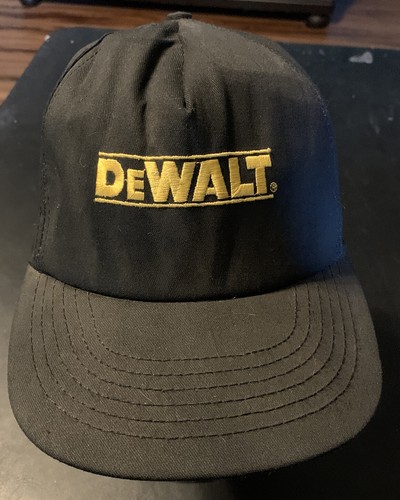 Dewalt Tools Adjustable Strap Black Hat