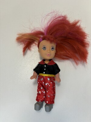Kid Kore Doll 2003 Red And Pink Hair 6  Tall
