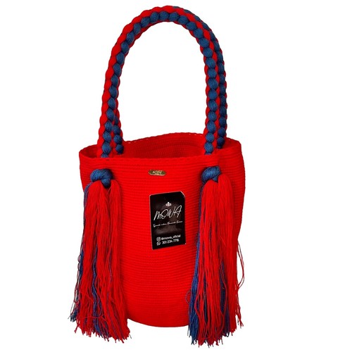 GUANABANA Medium Bucket Bag in Blue & Green | eBay display picture 1