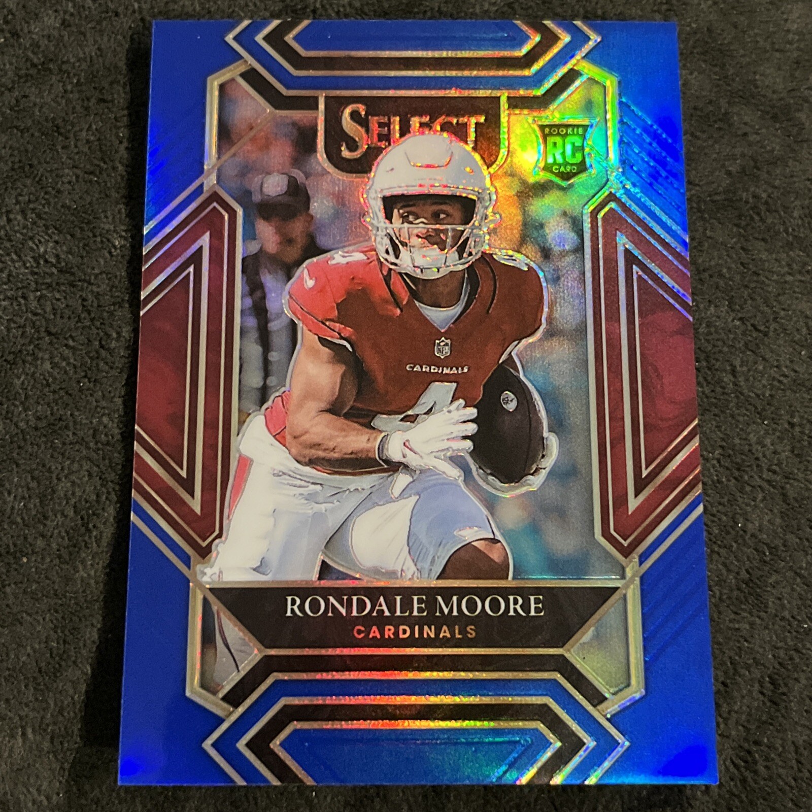 2021 Select Prizm Blue #258 Rondale Moore RC Cardinals ROOKIE /99