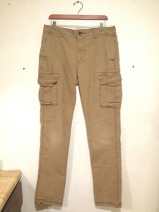 Old Navy Mens 34x38 Lived In Straight 6 Pocket Cargo Pants Built in Flex Tan | eBay