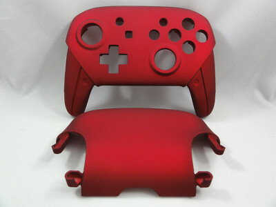 Red Soft Touch Front & Back Shell for Nintendo Switch Pro Controller