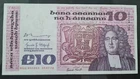IRELAND  1978  £10 POUND SWIFT (BGC) BANKNOTE