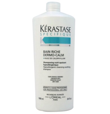 Kerastase Spécifique Bain Riche Dermo-calm shampoo dry hair 34 oz