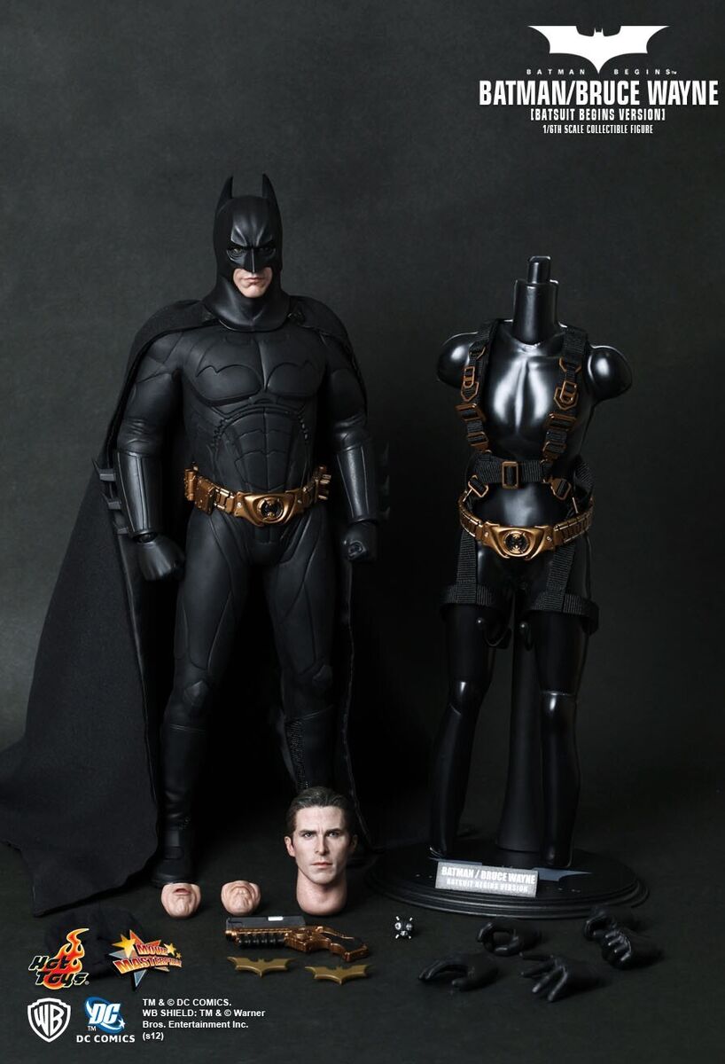 HOT TOYS MMS155 BATMAN BEGINS BATMAN/ BRUCE WAYNE (BATSUIT HOT TOYS MMS155 BATMAN BEGINS BATMAN/ BRUCE WAYNE (BATSUIT