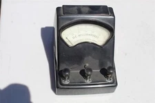 SARGENT WELCH DC MILLIAMPERES METER VINTAGE MODEL #30311