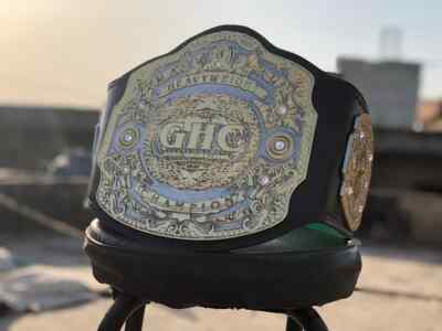 GHC WORLD HEAVYWEIGHT CHAMPIONSHIP BELT 2MM BRASS