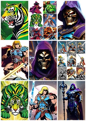 He Man Fan Art, Promo Card The Pictures You See Can Be Found In My Item Section