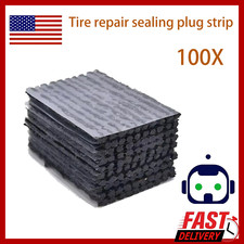 100x Tire Repair Plugs Car Tire Puncture Recovery Tyre Tubeless Seal Plug Strip